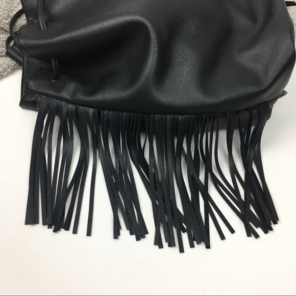 Victoria Secret Fringe Drawstring Backpack - Picture 6 of 7